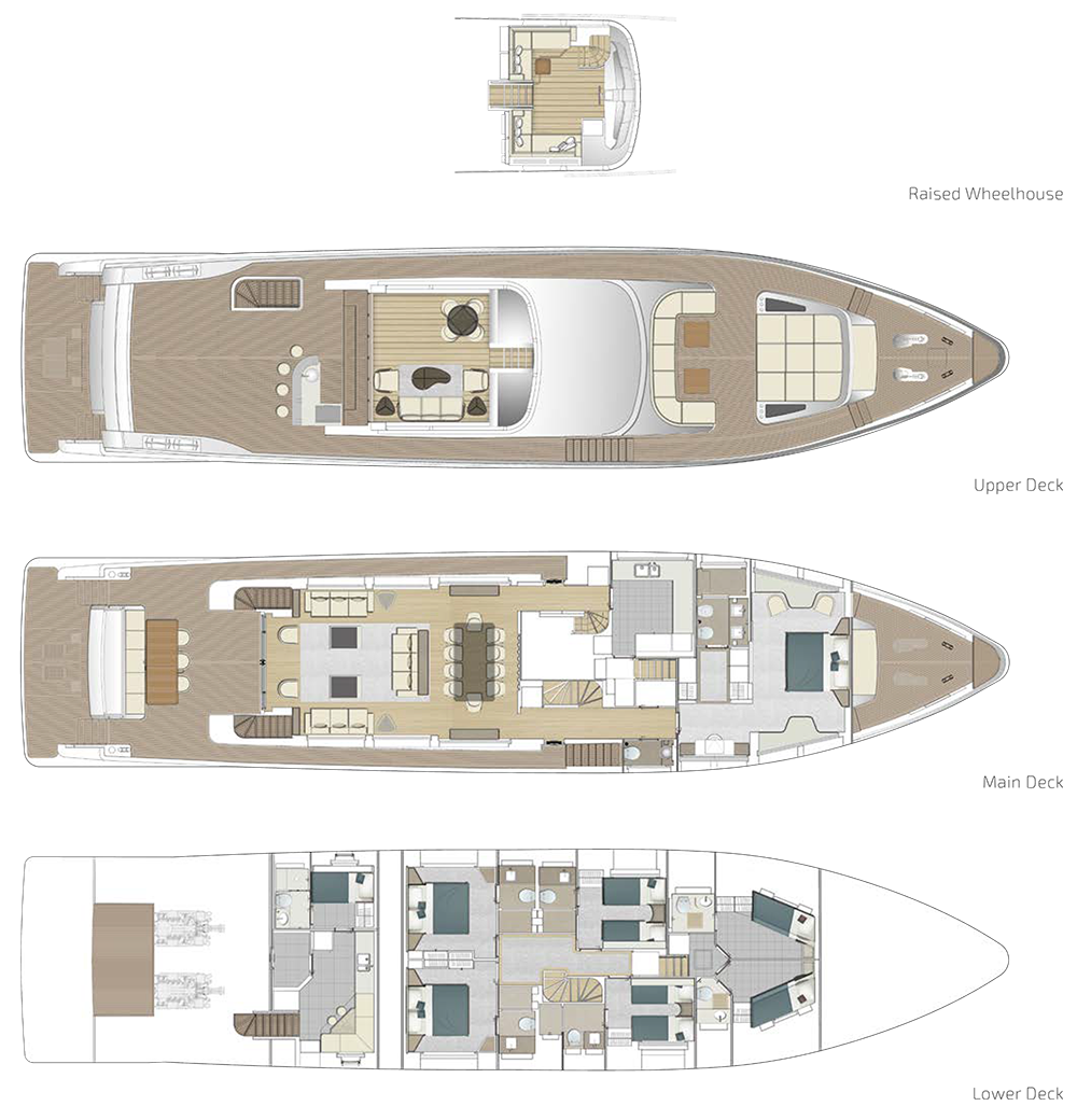 Deck Plans - Majesty 100