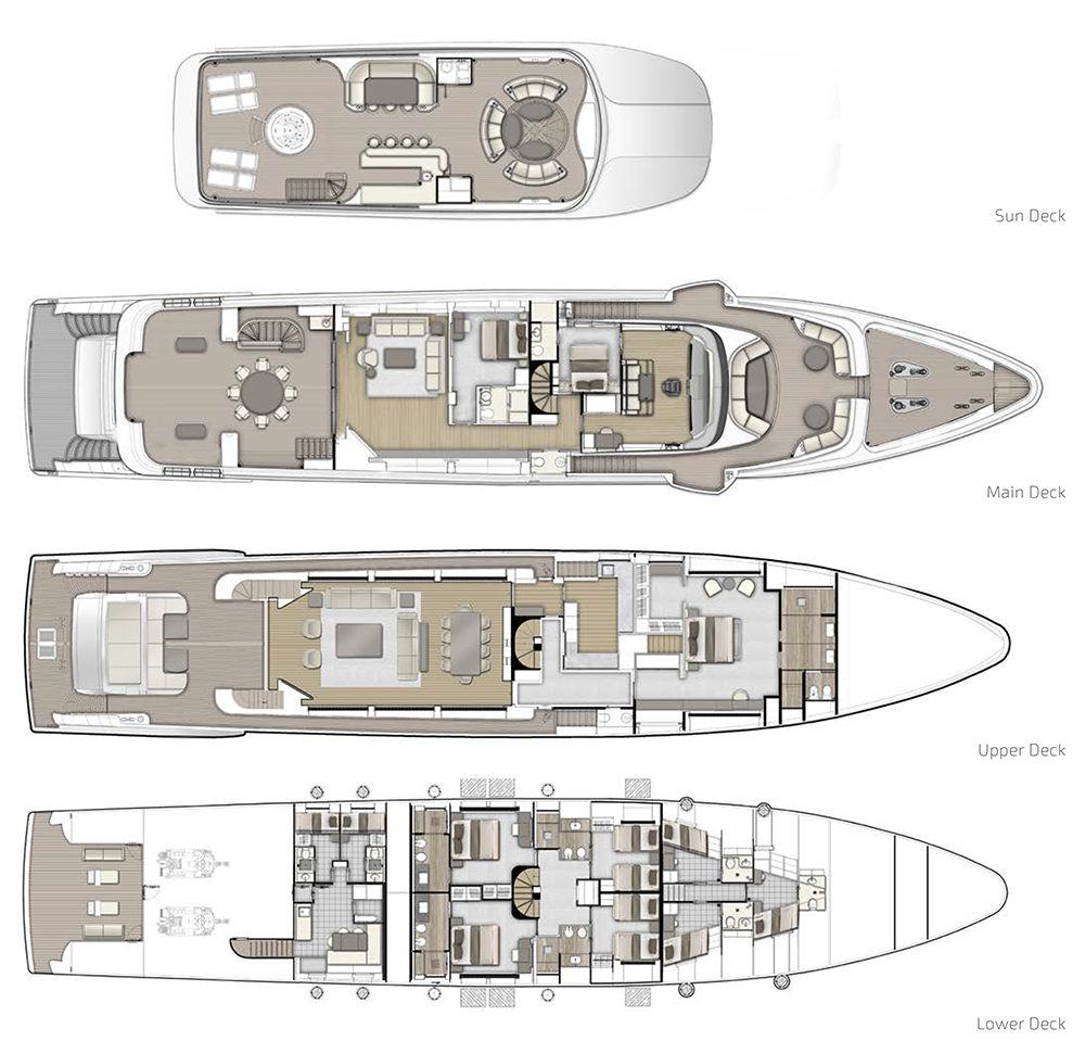 Deck Plan - Majesty 140