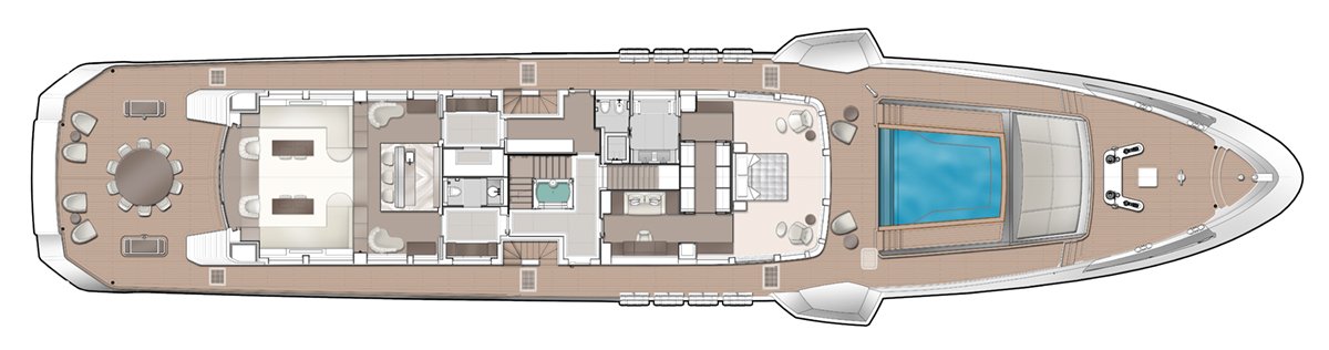 Deck Plan - Majesty 175