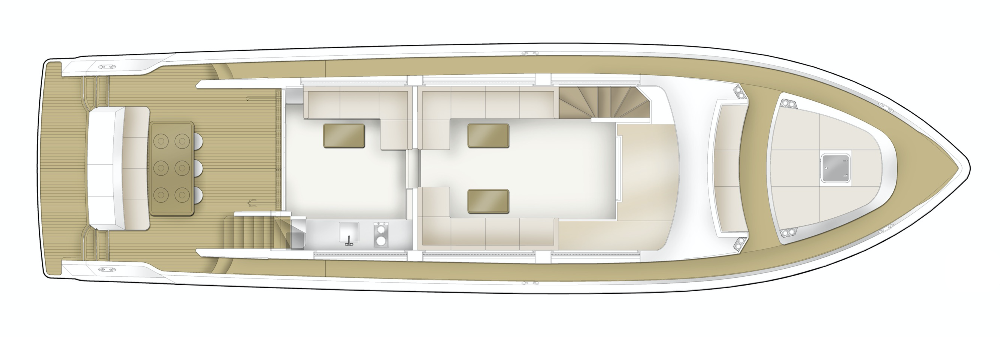 Deck Plan - Majesty 62M