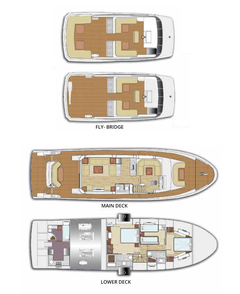 Deck Plan Nomad 65 FLY